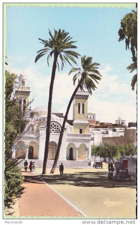 ALGERIE.LAGHOUAT.LES OASIS LA CATHEDRALE  ..SEMI MODERNE