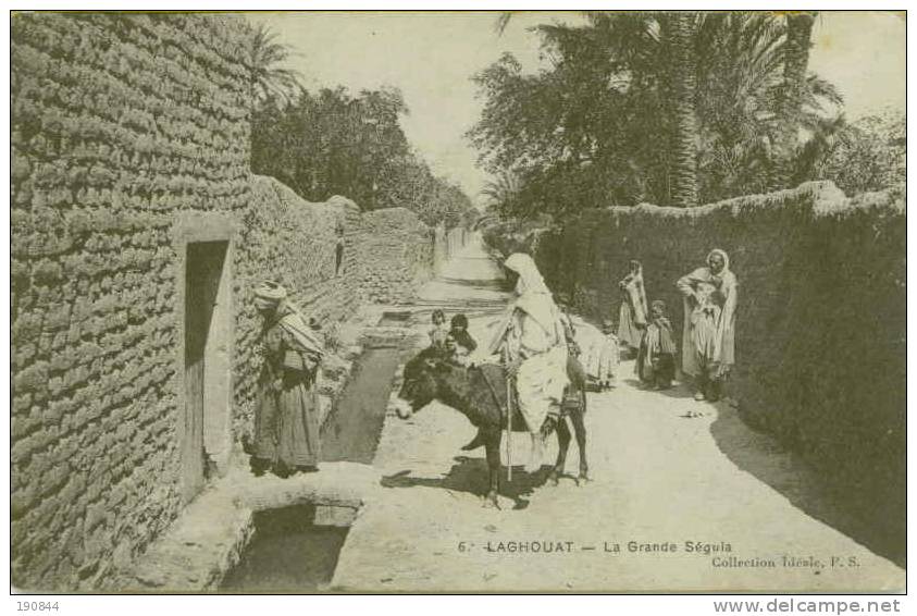LAGHOUAT - La Grande Séguia. 