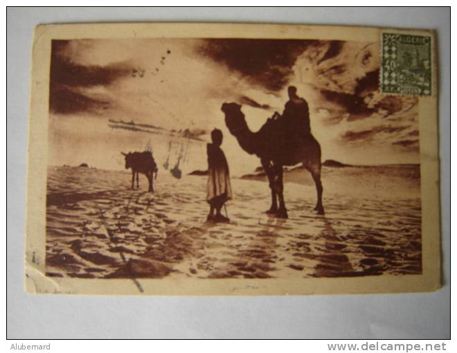 Laghouat. Crépuscule au desert.