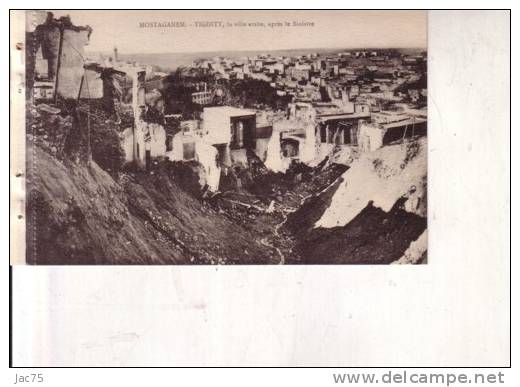 MOSTAGANEM    TIGDITT   LA VILLE  ARABE  APRES LA  CATASTROPHE