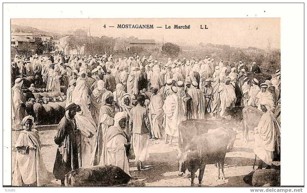 MOSTAGANEM    le  Marché