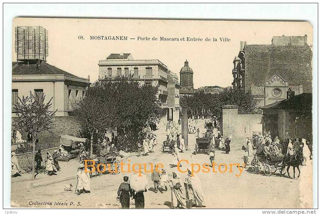 ALGERIE - MOSTAGANEM - Porte Mascara - Dos Scané