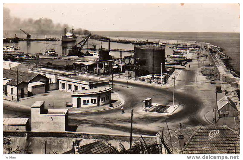 AFRIQUE. ALGERIE. AUTRES VILLES. MOSTAGANEM. Vue Générale du Port. Carte Dentelée.