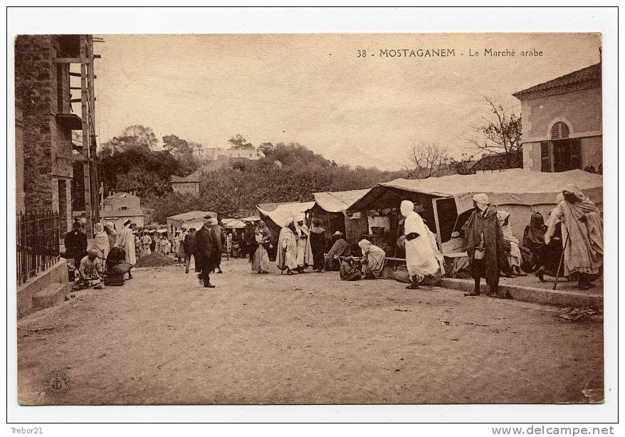 ALGÉRIE - MOSTAGANEM - Le marché arabe