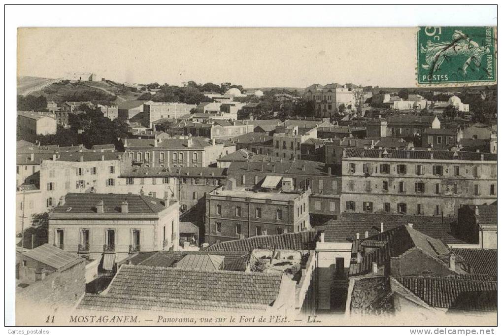 MOSTAGANEM  panorama vue sur le fort de l´est
