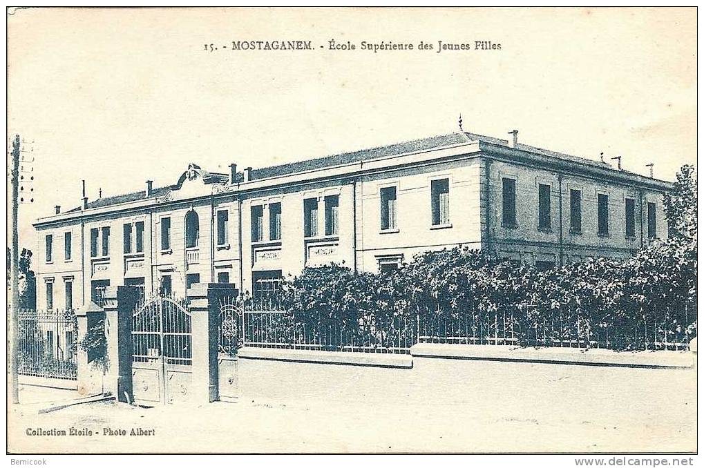 ALGERIE - MOSTAGANEM  15  école supérieure de jeune fille