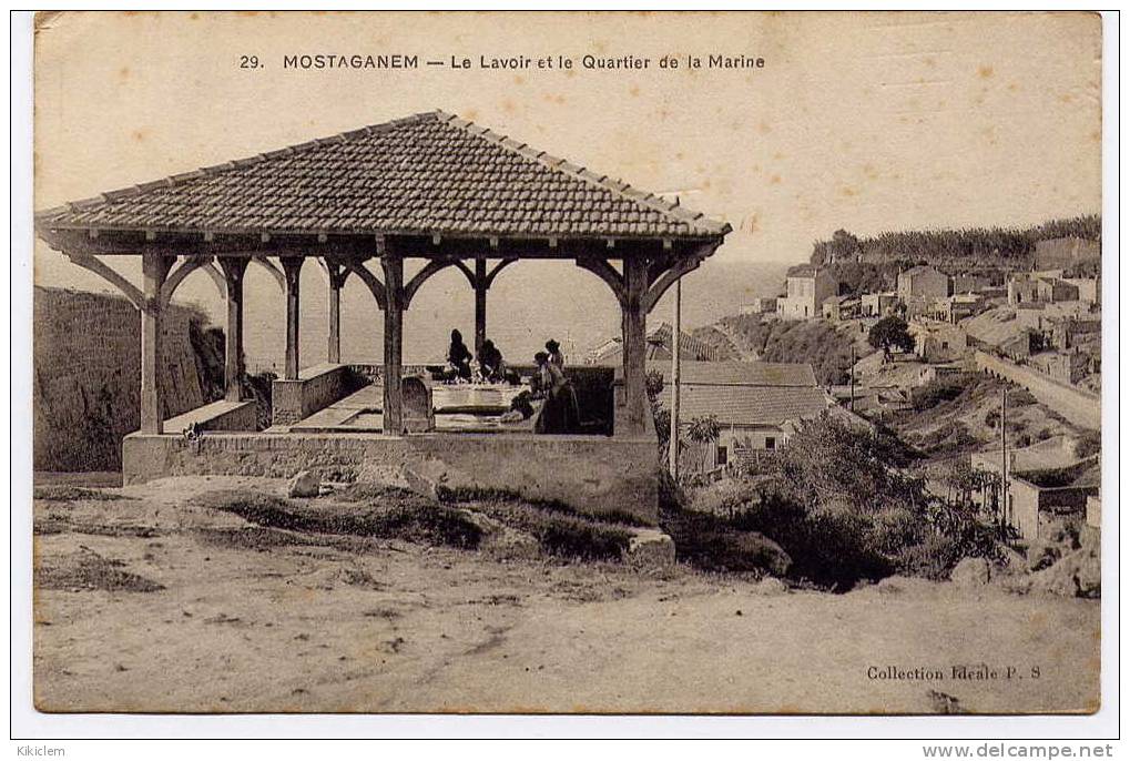 MOSTAGANEN - LE LAVOIR ET LE QUARTIER DE LA MARINE  (animation )      N°29