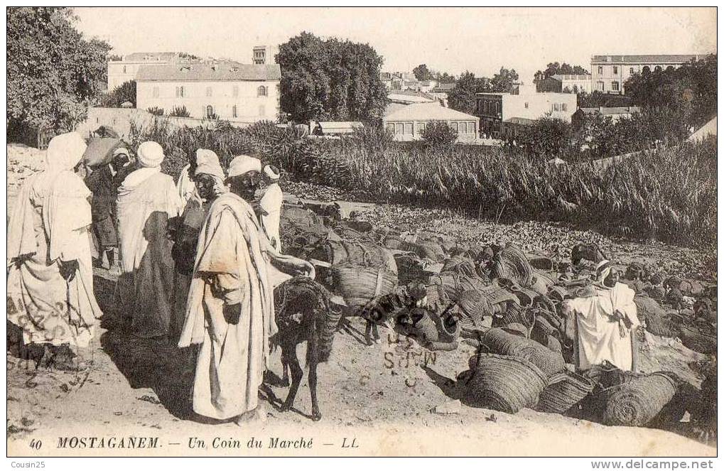 ALGERIE - MOSTAGANEM - Un Coin du Marché