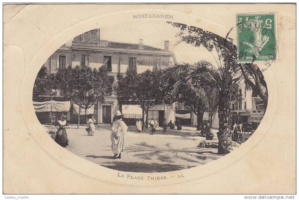 Algérie - Mostaganem (arabe???????) - La Place Thiers