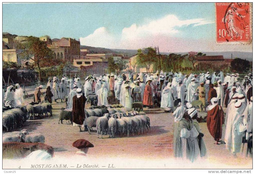 ALGERIE - MOSTAGANEM - Le Marché