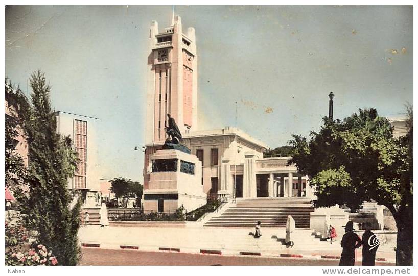 NK-DV 0046-Algérie-Mostaganem-L 'Hôtel de Ville-Arch. Montaland-Vrai photo-CAP-