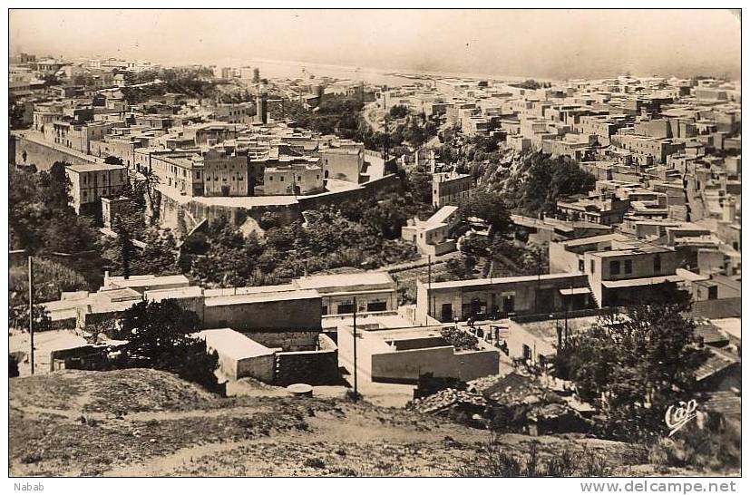 NK-0183-Algérie-Mostagane m-Vue Générale sur la Ville Arabe-Vrai Photo-C.A.P-