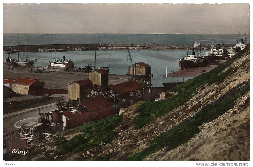 NK-0184-Algérie-Mostagane m-Vue sur le Port-C.I.M-