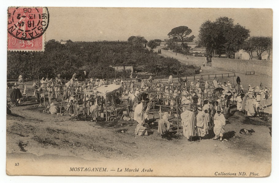 Mostaganem - le marché arabe