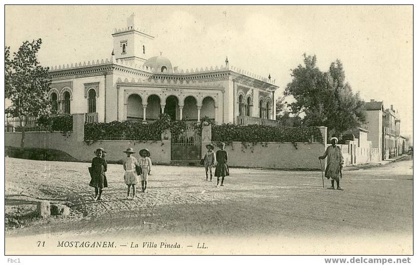 CPA Algérie - Mostaganem - La Villa Pineda ( LL N°71)