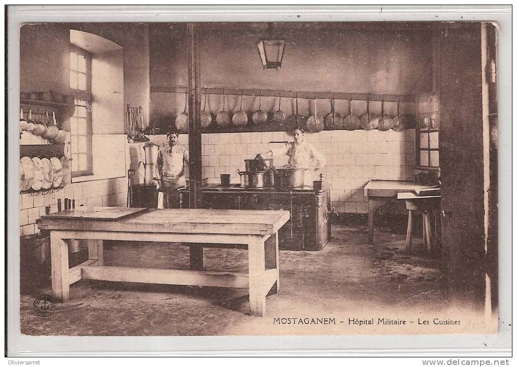 algérie   mostaganem hopital militaire les cuisines