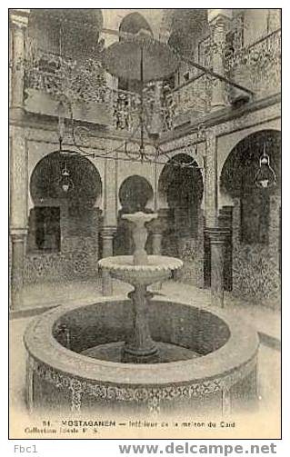 CPA Algérie - Mostaganem - Intérieur de la maison du Caid (Editeur PS N°54)