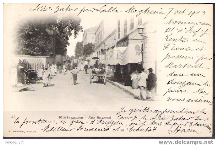 Mostaganem - Rue Bugeaud - (cp920)