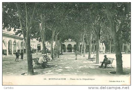 ALGERIE MOSTAGANEM Place de la République