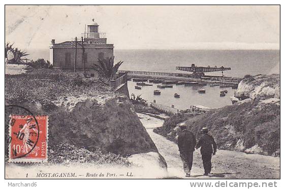 ALGERIE.MOSTAGANEM.ROUTE DU PORT