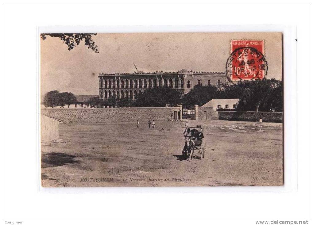 ALGERIE Mostaganem Caserne, Quartier des Tirailleurs, ed ND 28, 1907