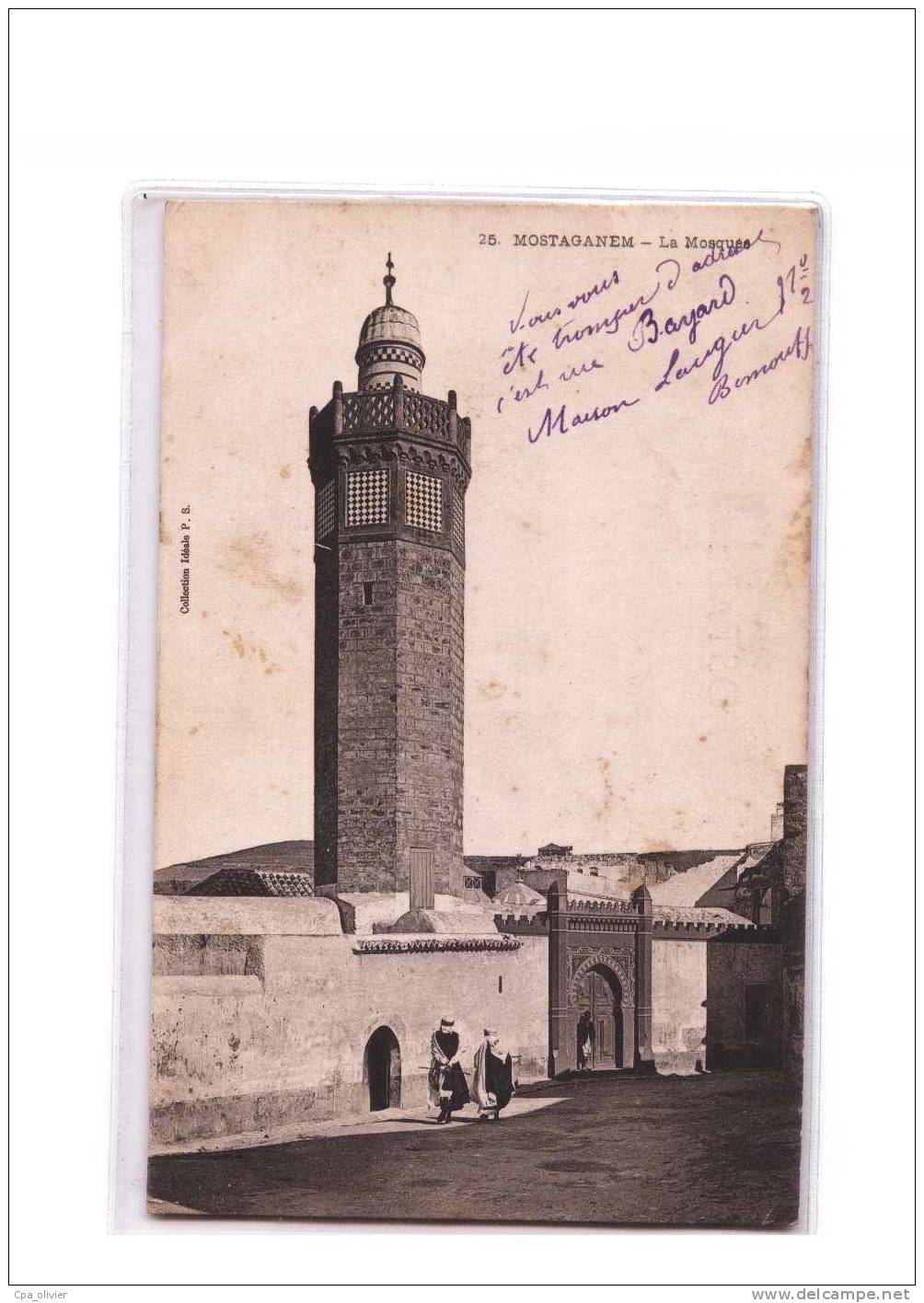 ALGERIE Mostaganem Mosquée, ed Idéale PS 25, 190?