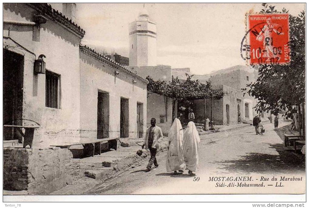 MOSTAGANEN  -  RUE DU MARABOUT SIDI-ALI-MOHAMMED