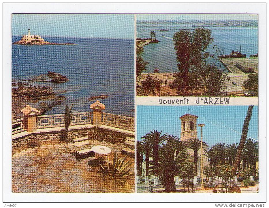 cpm  ARZEW (algerie)  multi-vue .    ( 0376)