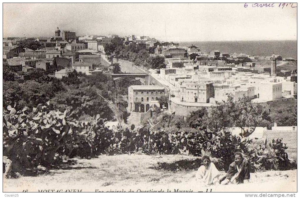 ALGERIE - MOSTAGANEM - Vue Générale du Quartier de la Mosquée