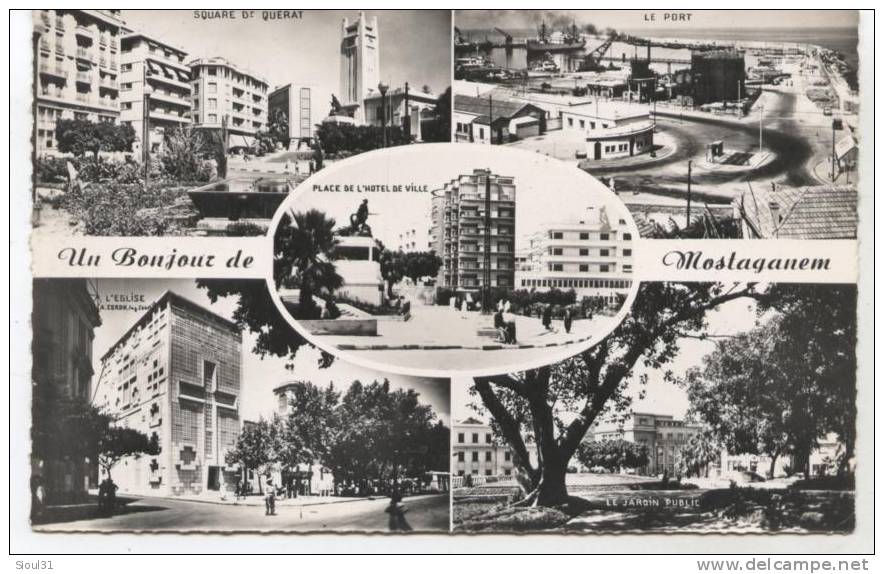 MOSTAGANEM  5 VUES  CPSM TTBE