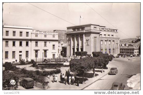 27 /  MOSTAGANEM / LE NOUVEAU SQUARE ET LE PALAIS CONSULAIRE / 1956