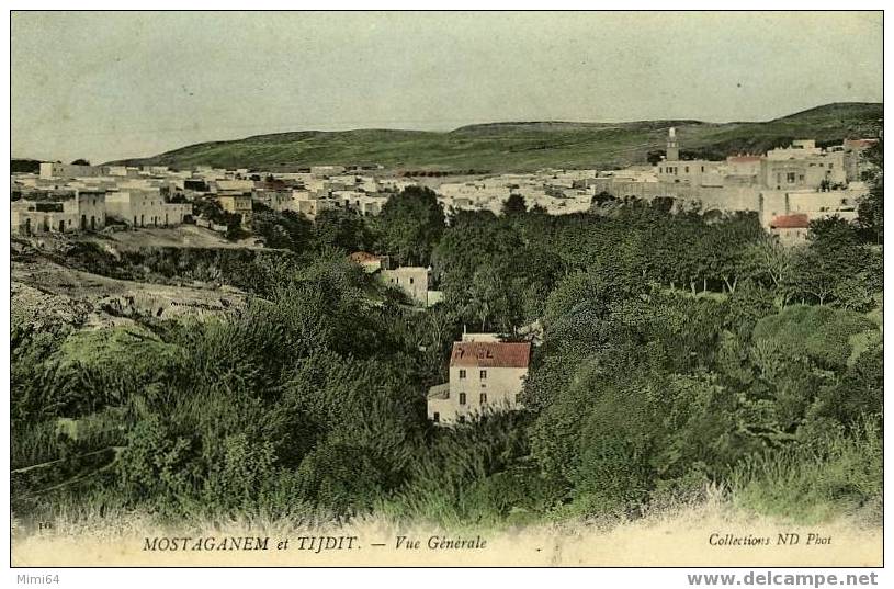 MOSTAGANEM -  ET TIJDIT . VUE GENERALE