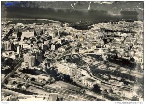 Algérie - Mostaganem - Vue aérienne du centre de la ville. Tigeditt