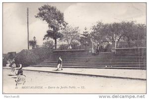 ALGERIE.MOSTAGANEM.ENTREE DU JARDIN PUBLIC