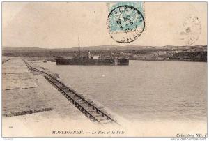 ALGERIE - MOSTAGANEM - Le Port et la Ville