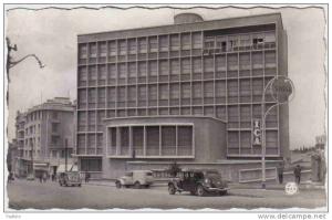 Carte Postale Algérie  Mostaganem  le palais des Finances  cachet poste aux armées AFN trés beau plan