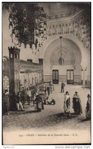 ALGERIE       intérieur de la nouvelle GARE