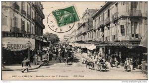 ALGERIE  -  ORAN    bd du 2éme Zouaves