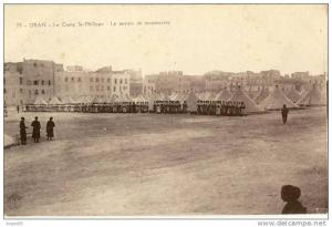 Algérie - Oran - Militaria - Manoeuvres Campement St Philippe