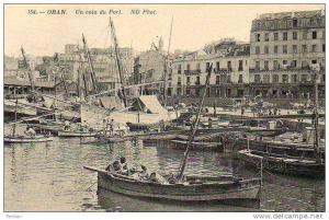 AFRIQUE. ALGERIE. ORAN. Vue sur un coin du Port.