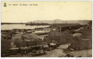 ALGERIE . ORAN .  LES QUAIS - LES DOCHS .