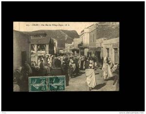 223 - ORAN - Une rue du Village nègre