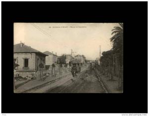 66  ENVIRONS D'ORAN - Route de Gambetta - tramway
