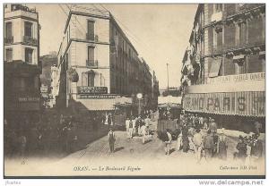 ALGERIE * ORAN - Le Boulevard Séguin - Belle animation