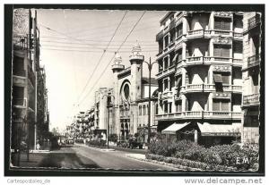 CPA Oran, Le Boulevard Joffre et la Synagogue