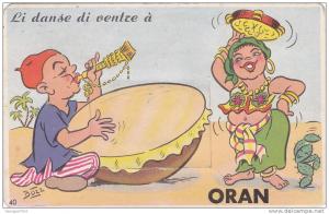 ORAN - 10 VUES DEPLIANTES DANS  LE TAMBOUR