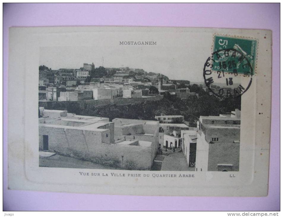 MOSTAGANEM    Vue sur la Ville prise du quartier Arabe