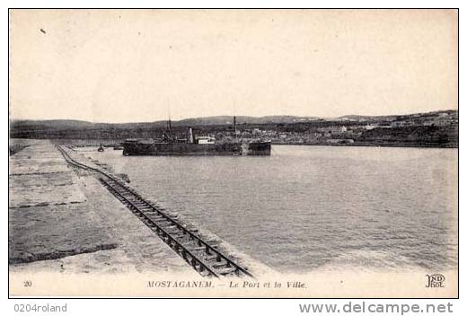 Mostaganem - Le Port et la Ville