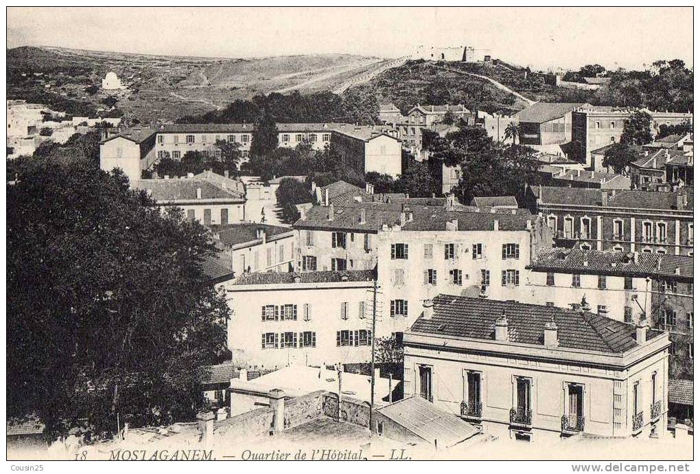 ALGERIE - MOSTAGANEM - Quartier de l'hôpital