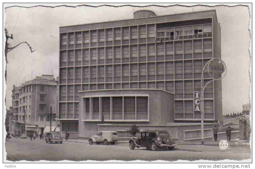 Carte Postale Algérie  Mostaganem  le palais des Finances  cachet poste aux armées AFN trés beau plan